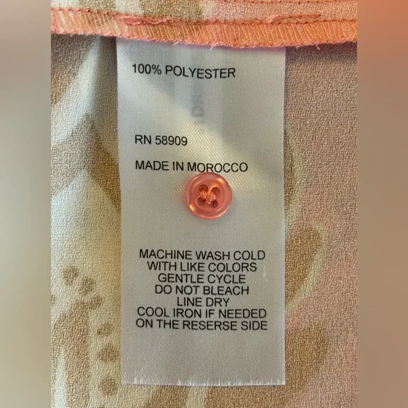 ALEX MARIE Wren Pink Orange Floral Long Sleeve Boho Dress Sz 18 NWT Retro Print - Picture 11 of 13